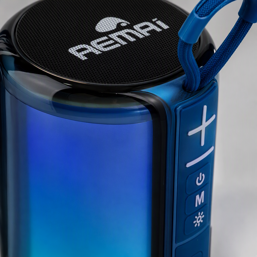 Разноцветные синие мини-портативные портативные плееры с беспроводным bluetooth Application Scenario