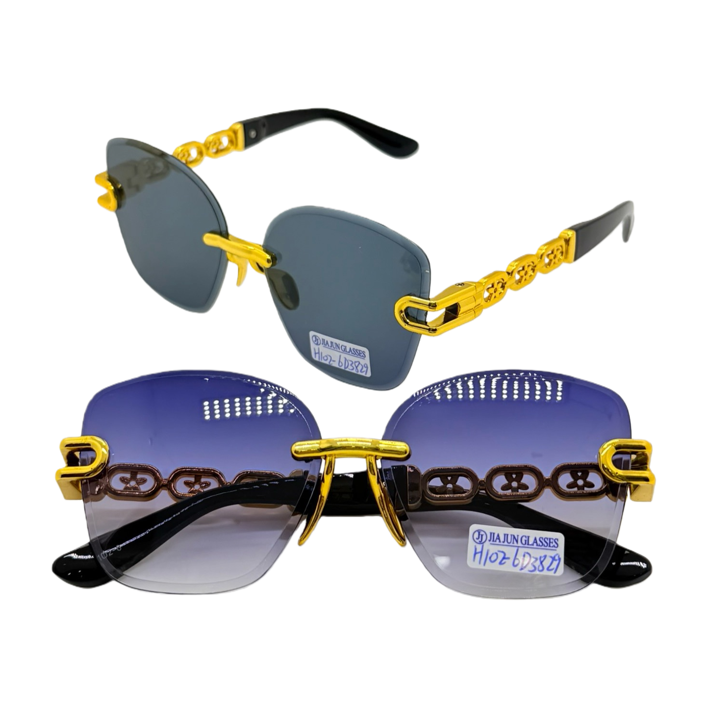 New 2026 sunglasses, trendy and fashionable, UV protection, outdoor activities, street photography, pose photography, sun protection glasses factory direct sales, multiple colors available, European and American foreign trade, men's and women's same style glasses, sun protection and light blocking Item Picture