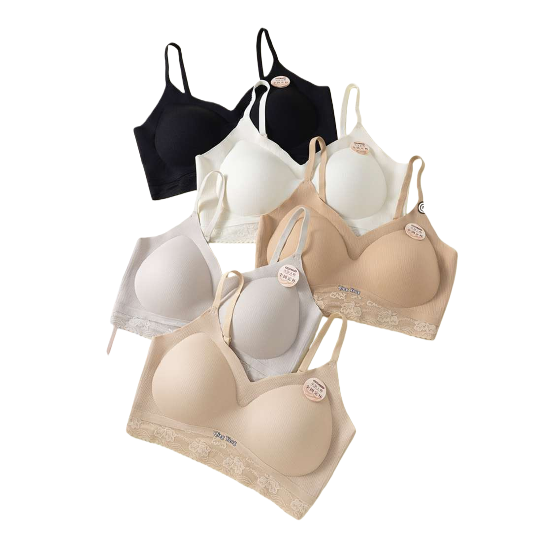 A variety of multi-color comfortable lace women's underwear without underwire, breathable and sexy bra sets are available for selection Item Picture