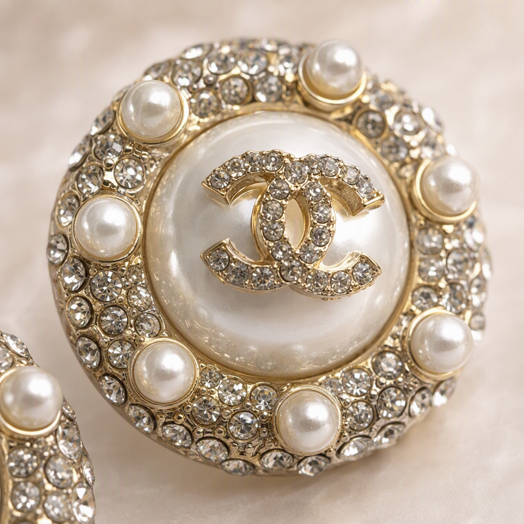 Pendientes de oro con diamantes y perlas fondo blanco camelia elegante temperamento orejeras mujer moda estilo simple Application Scenario