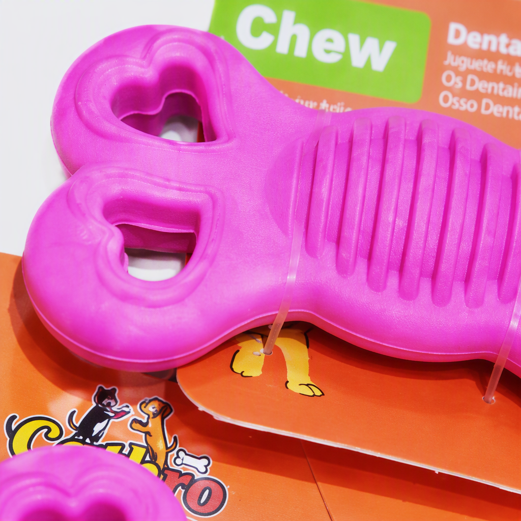Colorful bone-shaped pet biting toys, durable and wear-resistant dog teething toys, pet supplies, pet toys Application Scenario