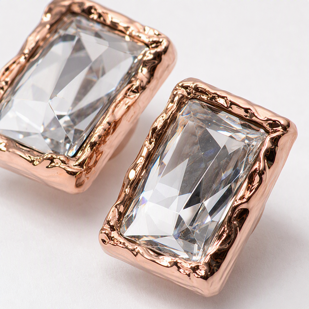 Selected fashionable light yellow square gemstone rings, pendants, bracelets, natural crystal jewelry and gifts Application Scenario