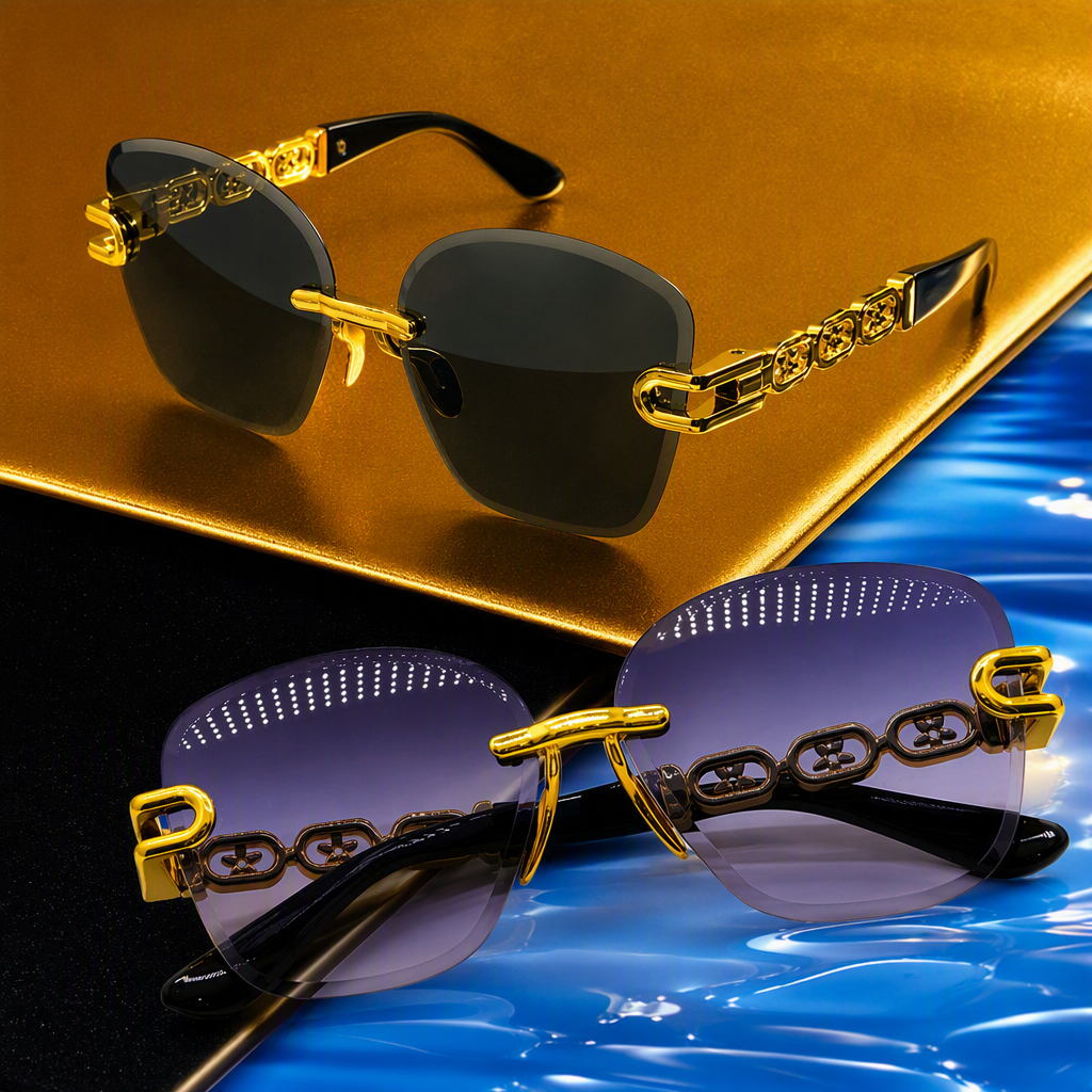 New 2026 sunglasses, trendy and fashionable, UV protection, outdoor activities, street photography, pose photography, sun protection glasses factory direct sales, multiple colors available, European and American foreign trade, men's and women's same style glasses, sun protection and light blocking Specification image