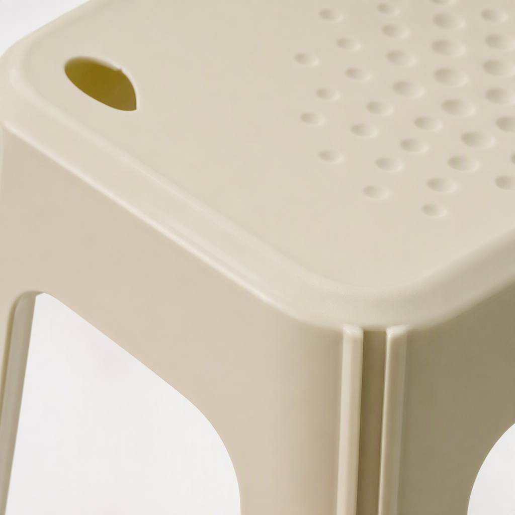(CL) 26Q2#6073 долгостойкие белые пластмассовые табуретки для домашних офисных и досуговых пластмассовых стульев легко используются в нескольких целях pic 4