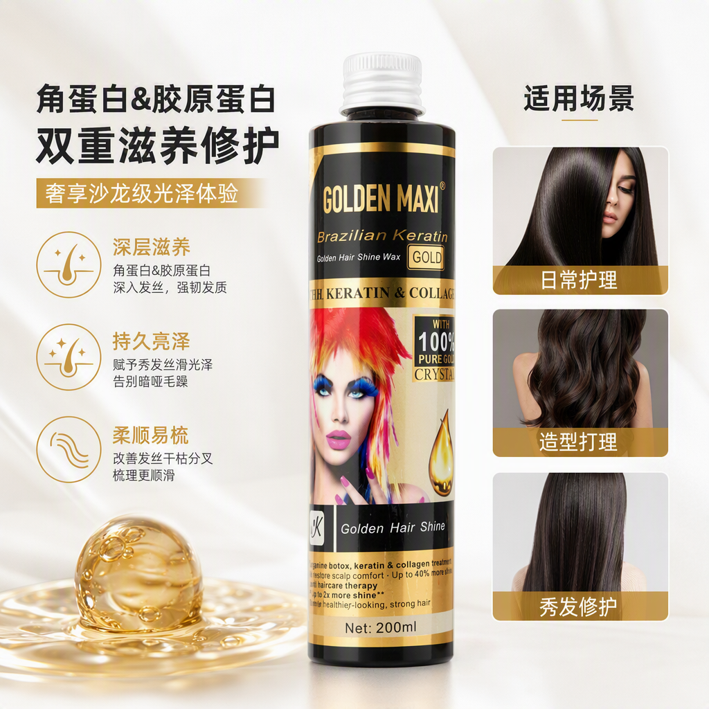 GOLDEN MAXI dyed and waxed her hair