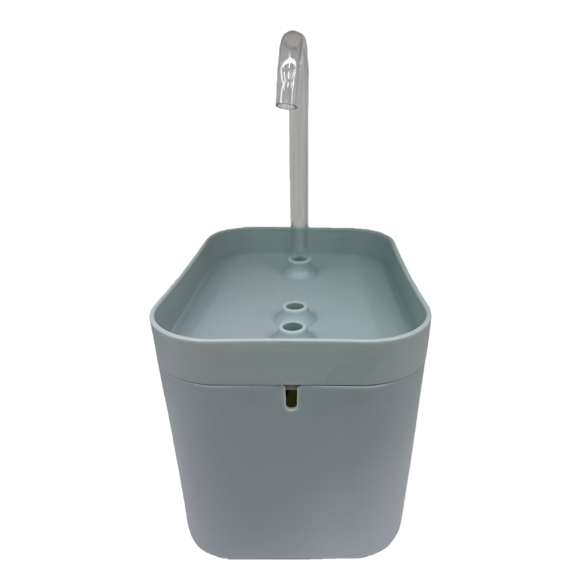 Fashionable light grey pet water dispenser, large-capacity silent pet supplies, pet water feeder, essential for pets Item Picture