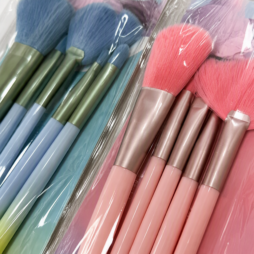 Multi-color gradient makeup brush set, professional makeup tools, durable and essential for beauty Application Scenario