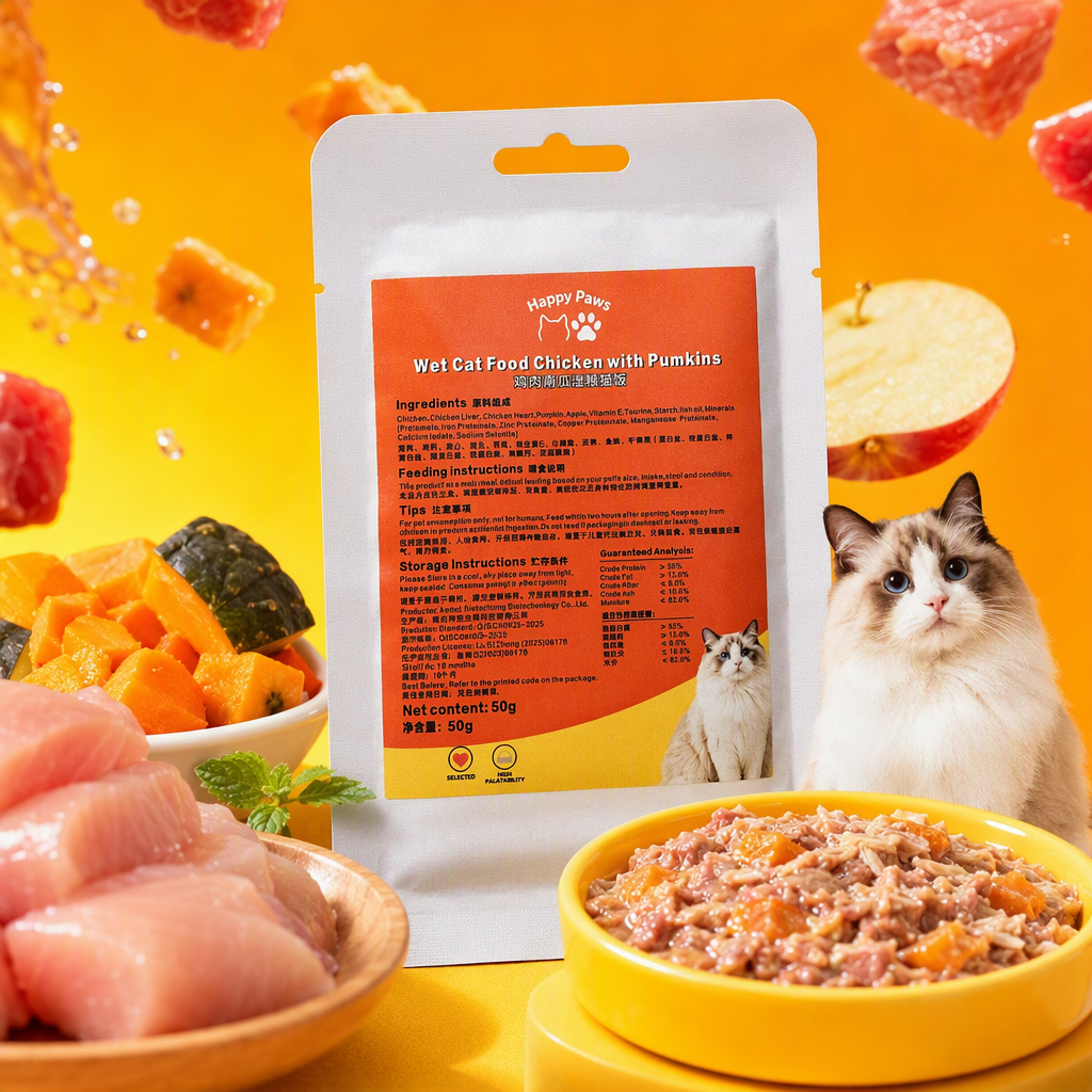 Full-price pet snacks, wet food, cat snacks, nutritious, high-protein fresh food Specification image