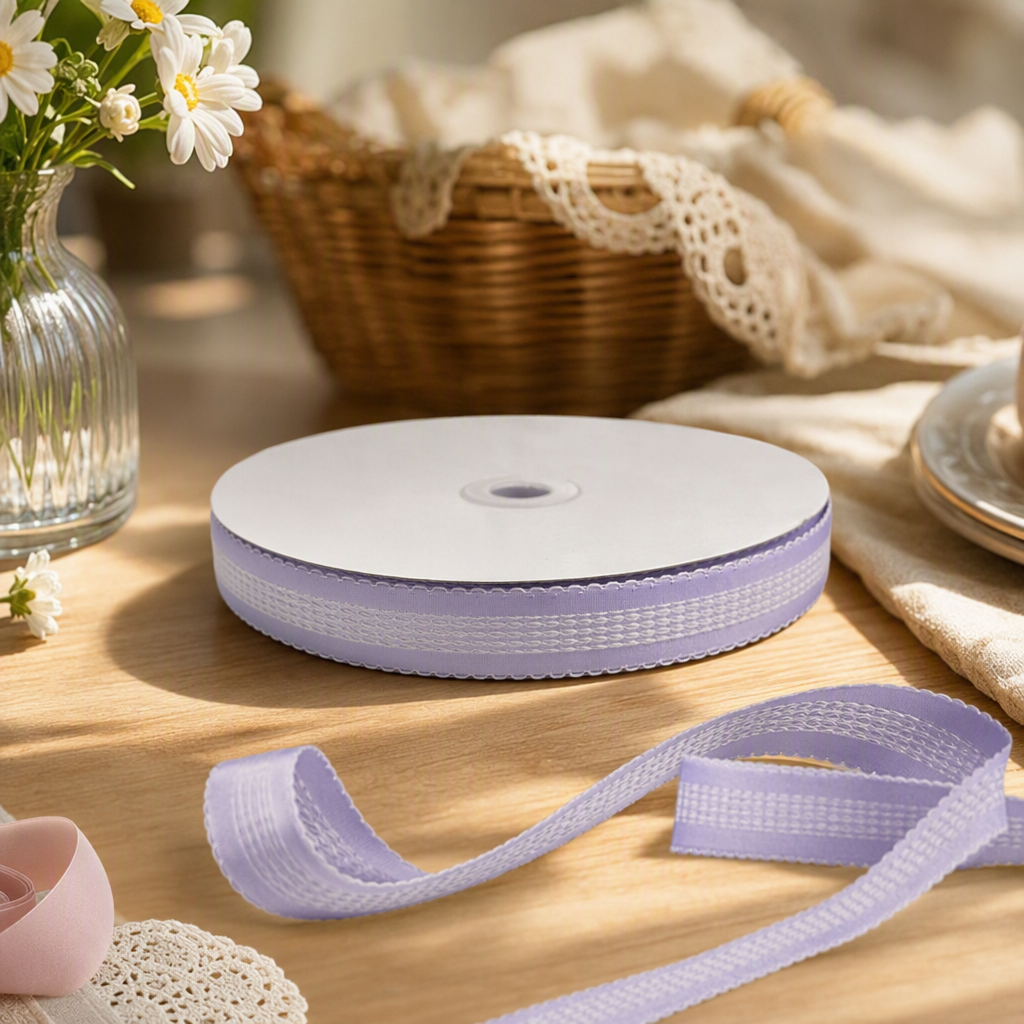 The polyester satin ribbon for hand-made bow decoration is soft, fine and available in multiple colors Item Picture