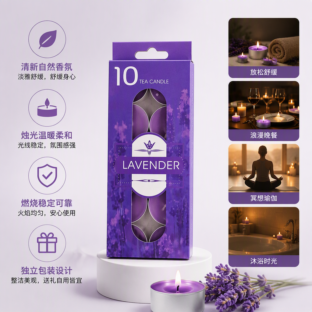 Caja de embalaje colorido caja de regalo de cera de té velas aromáticas hechas a mano embalaje de regalo creativo caja de color accesorios