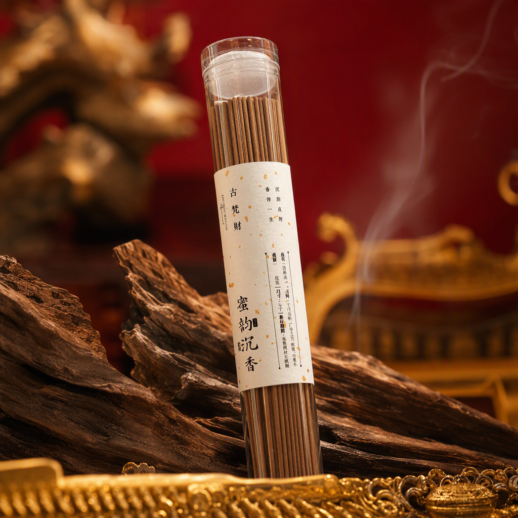 Transparent cylindrical agarwood incense sticks for indoor aromatherapy, free shipping Specification image