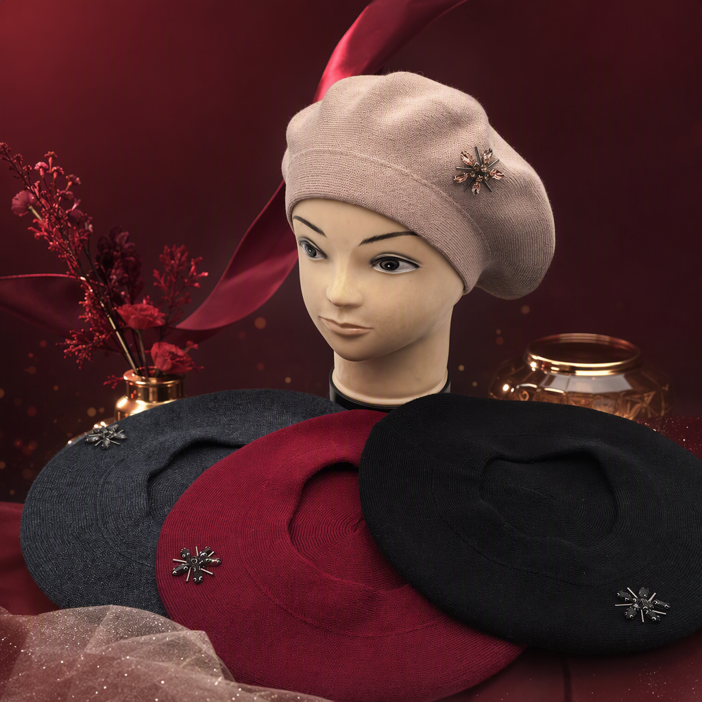 Fashionable knitted hats are warm and versatile. They are must-have trendy styles for men and women's casual hats and headscarves in autumn and winter Item Picture