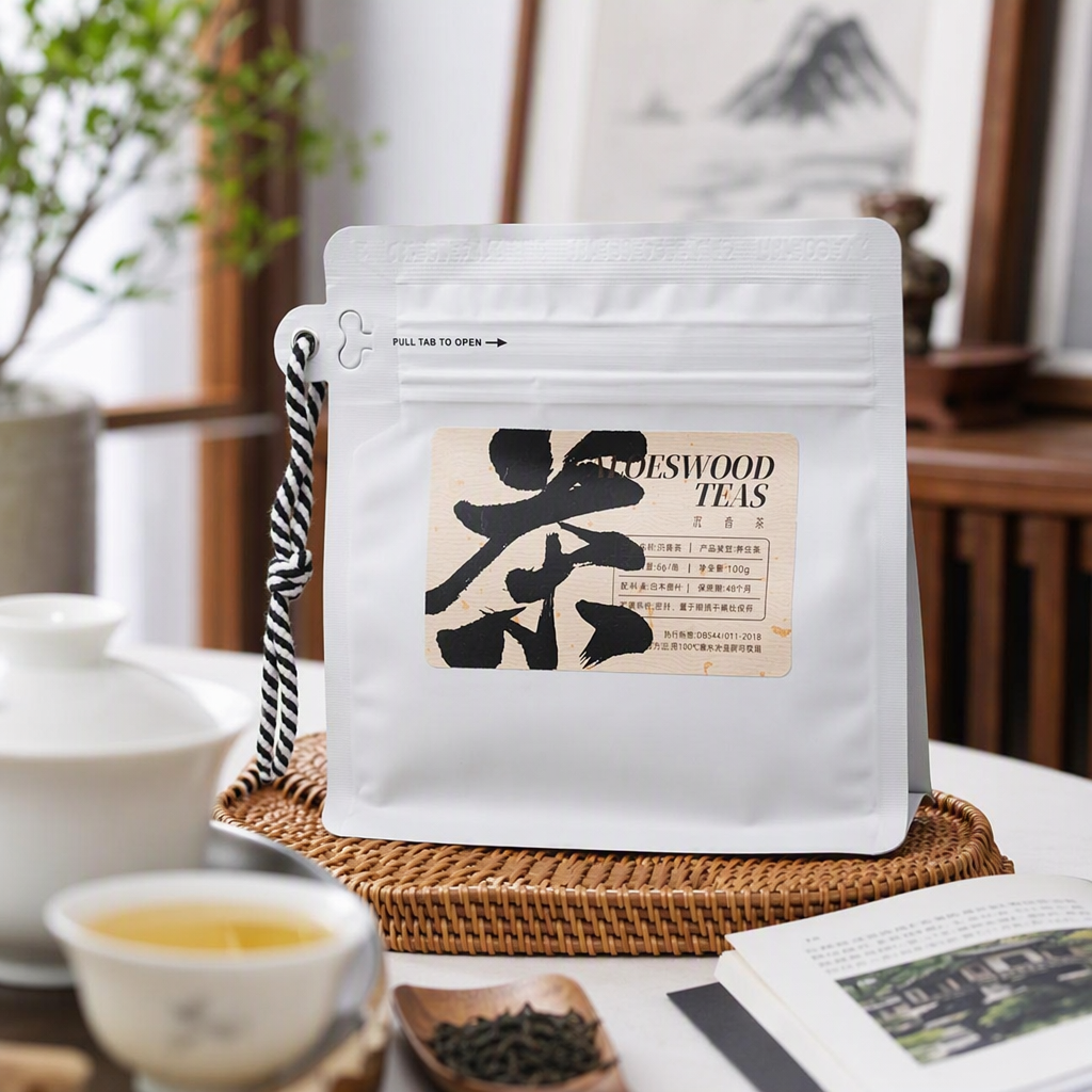 White sealed bags, moisture-proof sealed bags for tea packaging, food bags, tea storage bags, durable transparent sealed bags details Picture