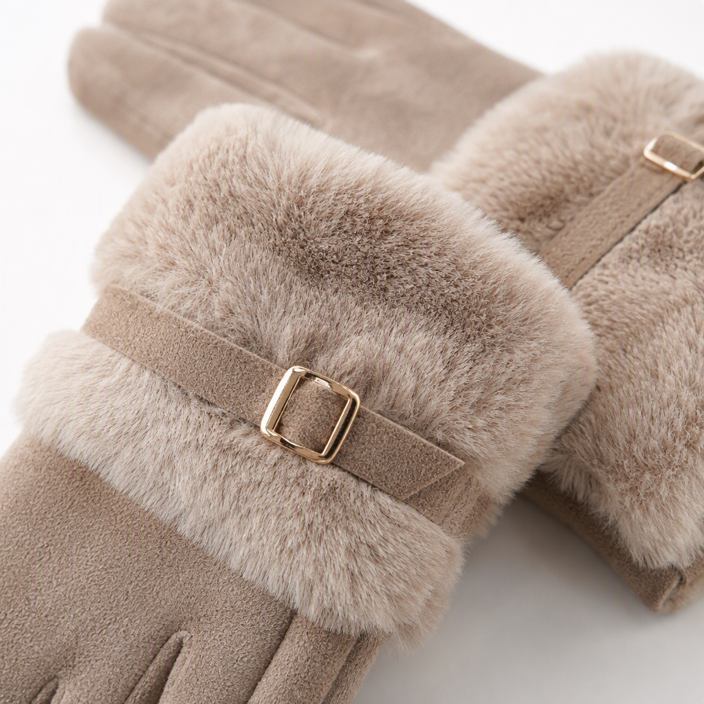 Multi-color suede double-layer fleece gloves, warm and windproof, suitable for both men and women in autumn and winter, fashionable and casual style Application Scenario