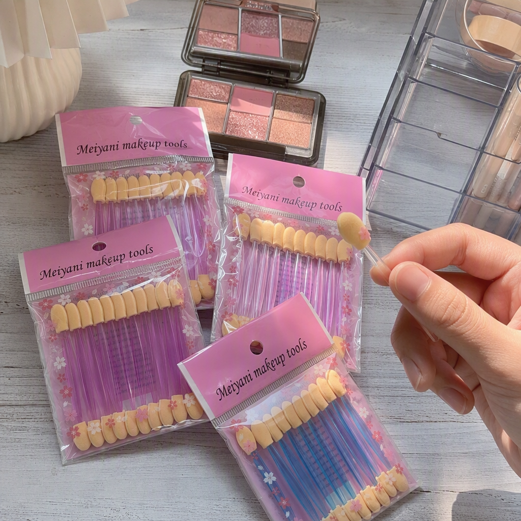 The pink packaging multi-functional makeup tool set is durable and essential for beauty and makeup, specially designed for girls details Picture
