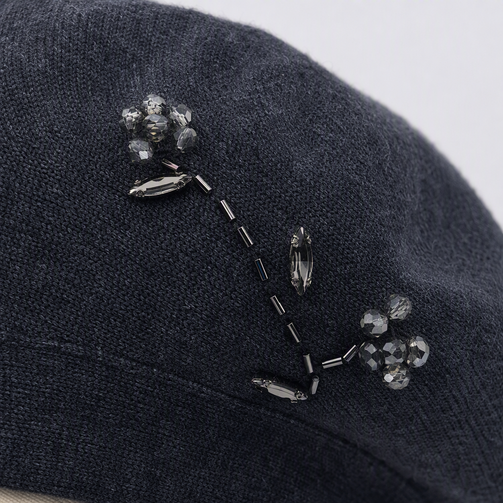 Fashionable knitted hats are warm and versatile. Winter hats and headscarves are trendy and casual for both men and women. Soft and comfortable for autumn and winter Specification image