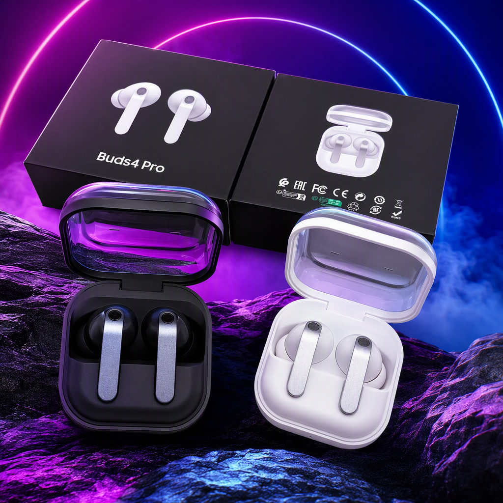 Negro y blanco verdadero auriculares inalámbricos caja portátil mini auriculares bluetooth cargador estéreo inalámbrico adaptado para múltiples dispositivos Specification image