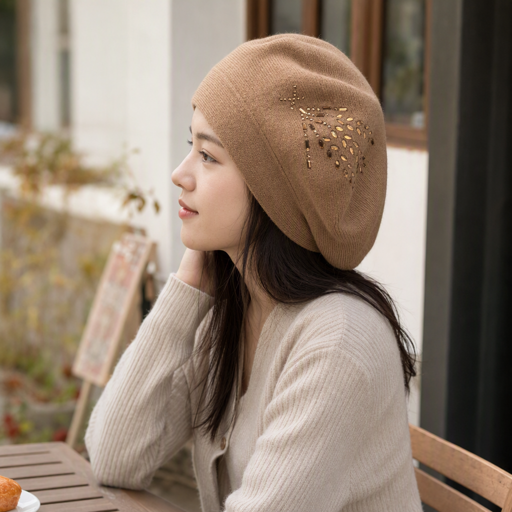 Moda sombreros de punto abrigos multiusos sombreros invierno mujer otoño invierno novedades sombreros casual turbantes accesorios tendencias Specification image
