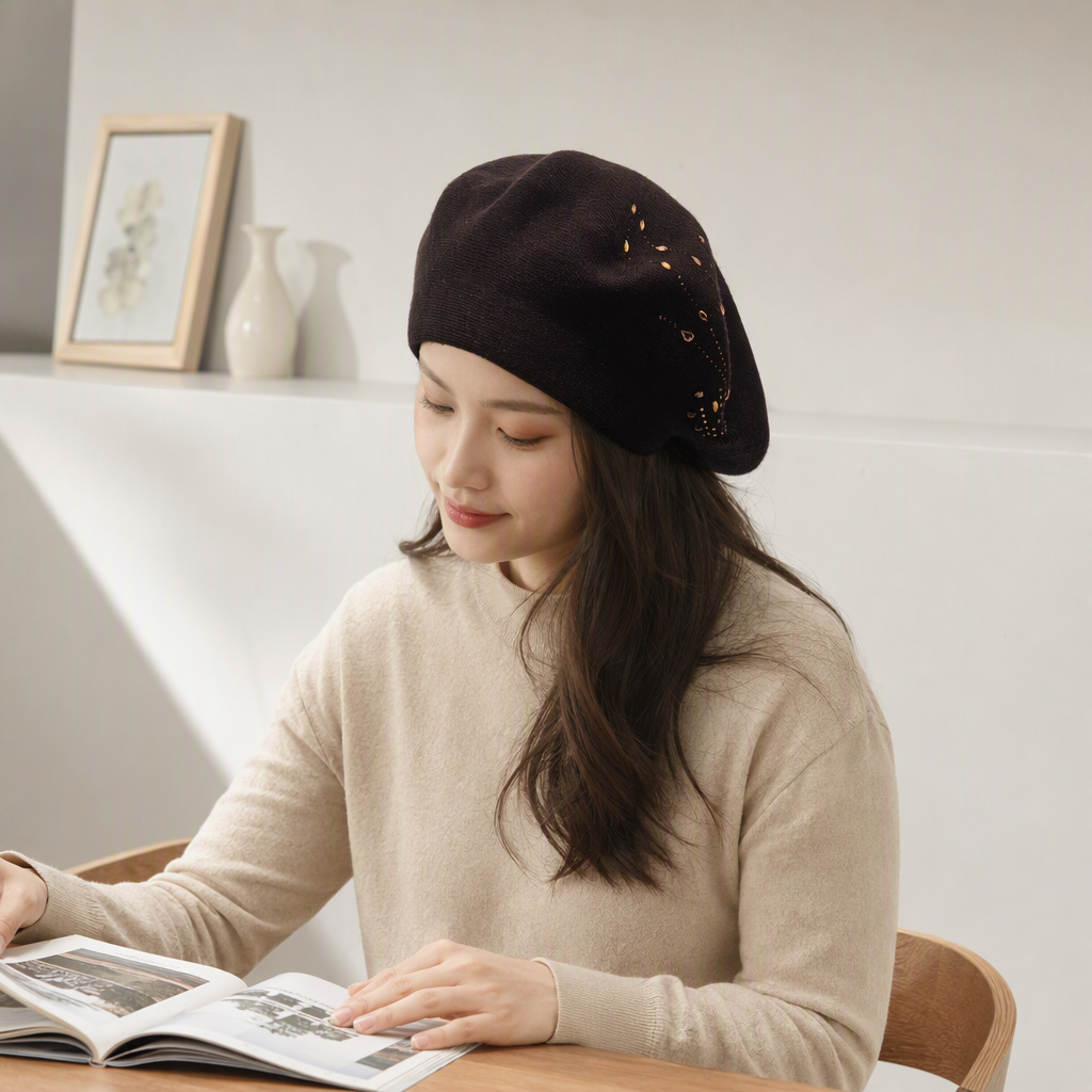 Moda sombrero de punto versátil invierno cálido hombre y mujer casual sombreros turbantes tendencia otoño invierno nuevo Item Picture