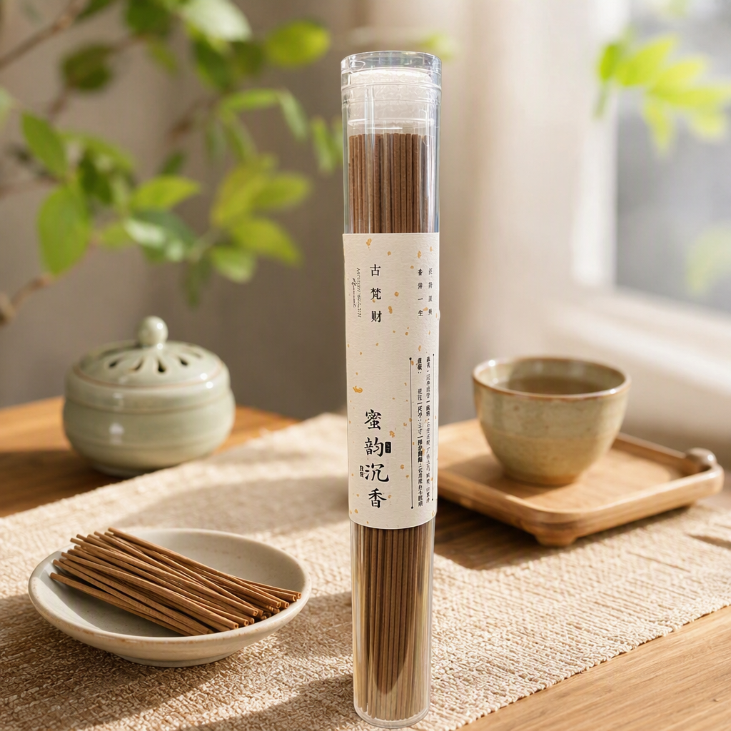 Guvan fortuna miel rima agarwood lineas cilindro transparente enrollado aromaterapia fragancia calma y refrescante aroma aroma natural duradero details Picture