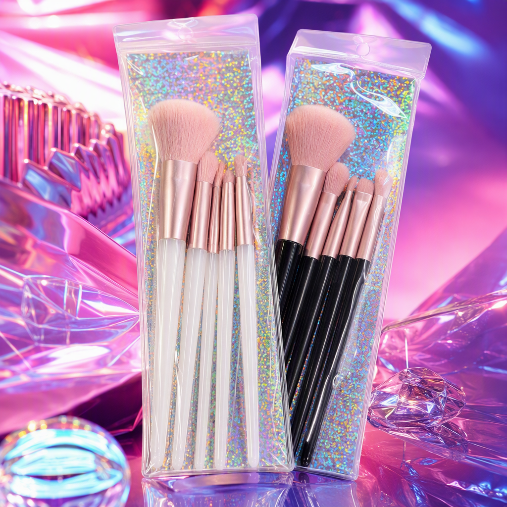 Pincel rosa cerdas maquillaje conjunto de herramientas de larga duración no quitarse el maquillaje multifuncional belleza maquillaje cepillo combinación Specification image