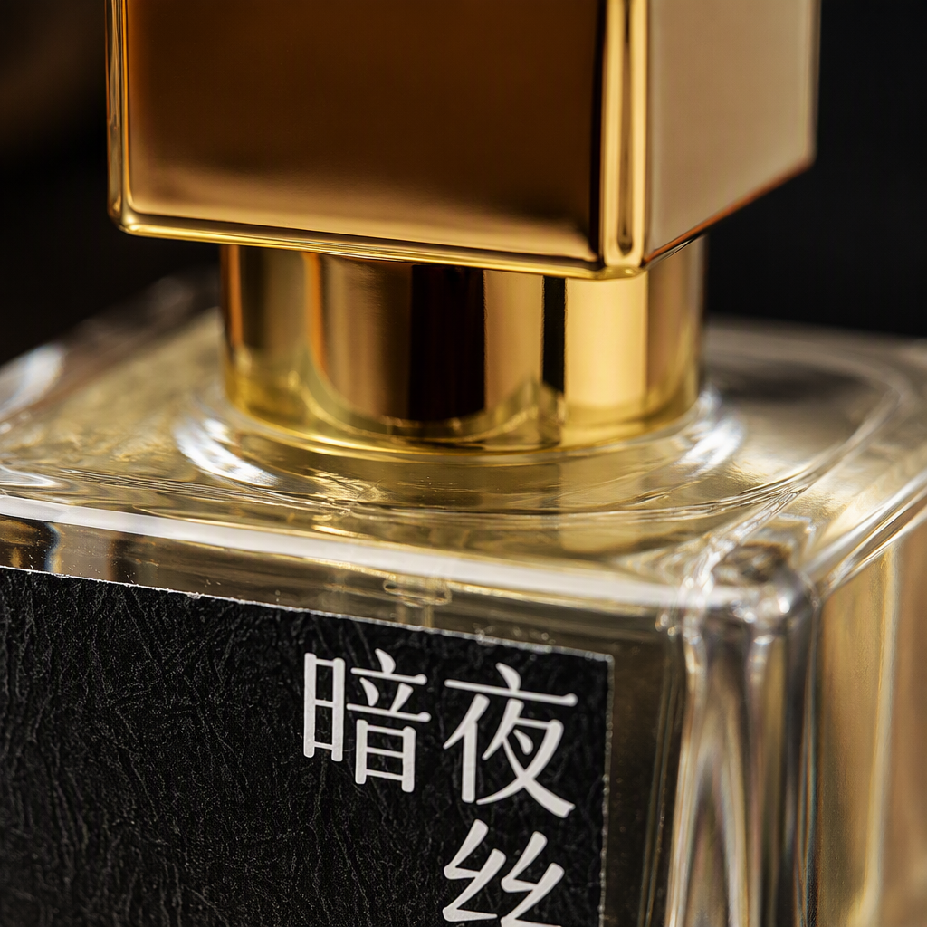 The golden cap transparent square perfume bottle is a fashionable, simple, high-end, exquisite and long-lasting fragrance container Application Scenario