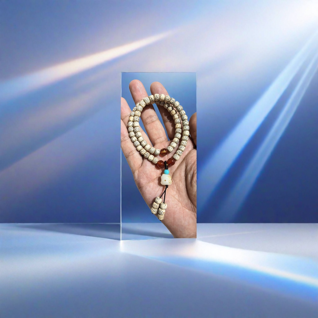 Off white spotted bead string pulsera moda simple 100 accesorio mujer tendencia casual con accesorios Specification image