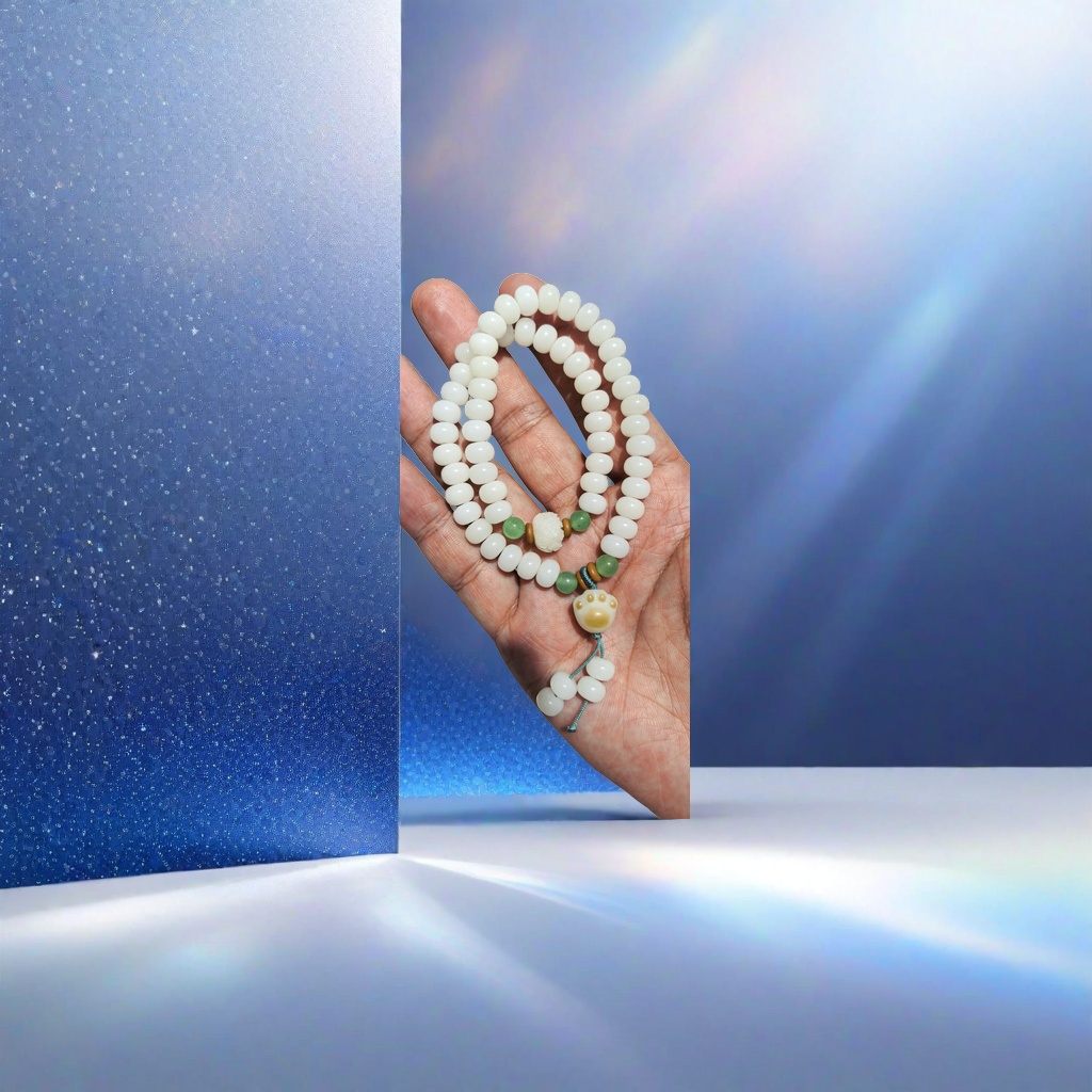 Off white spotted bead string pulsera moda simple 100 accesorio mujer tendencia casual con accesorios Application Scenario