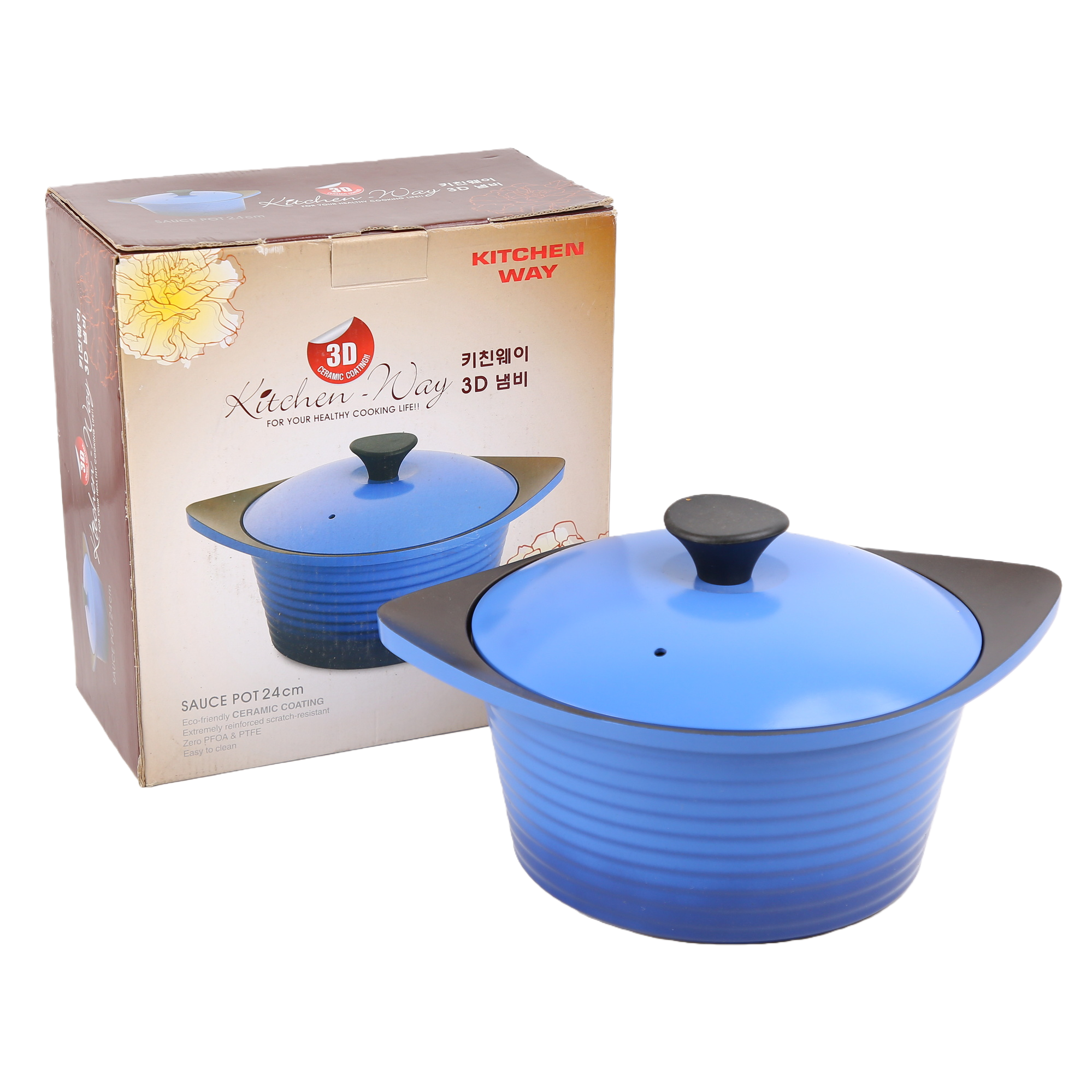 This multi-functional non-stick wok is a versatile cooking tool for home kitchens, suitable for stewing, frying and stir-frying. It is durable and practical Item Picture