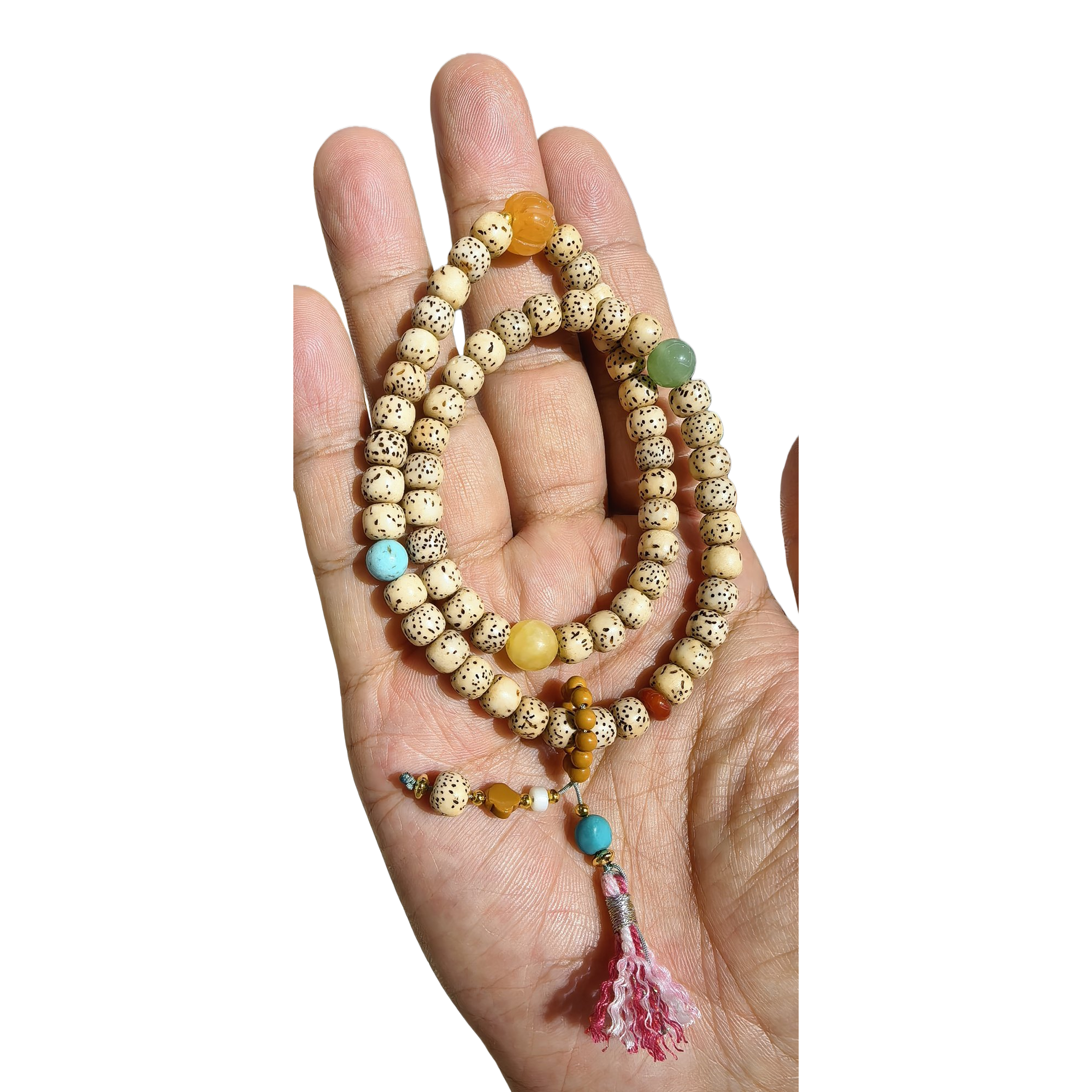 Off white spotted bead string pulsera moda simple 100 accesorio mujer tendencia casual con accesorios Item Picture