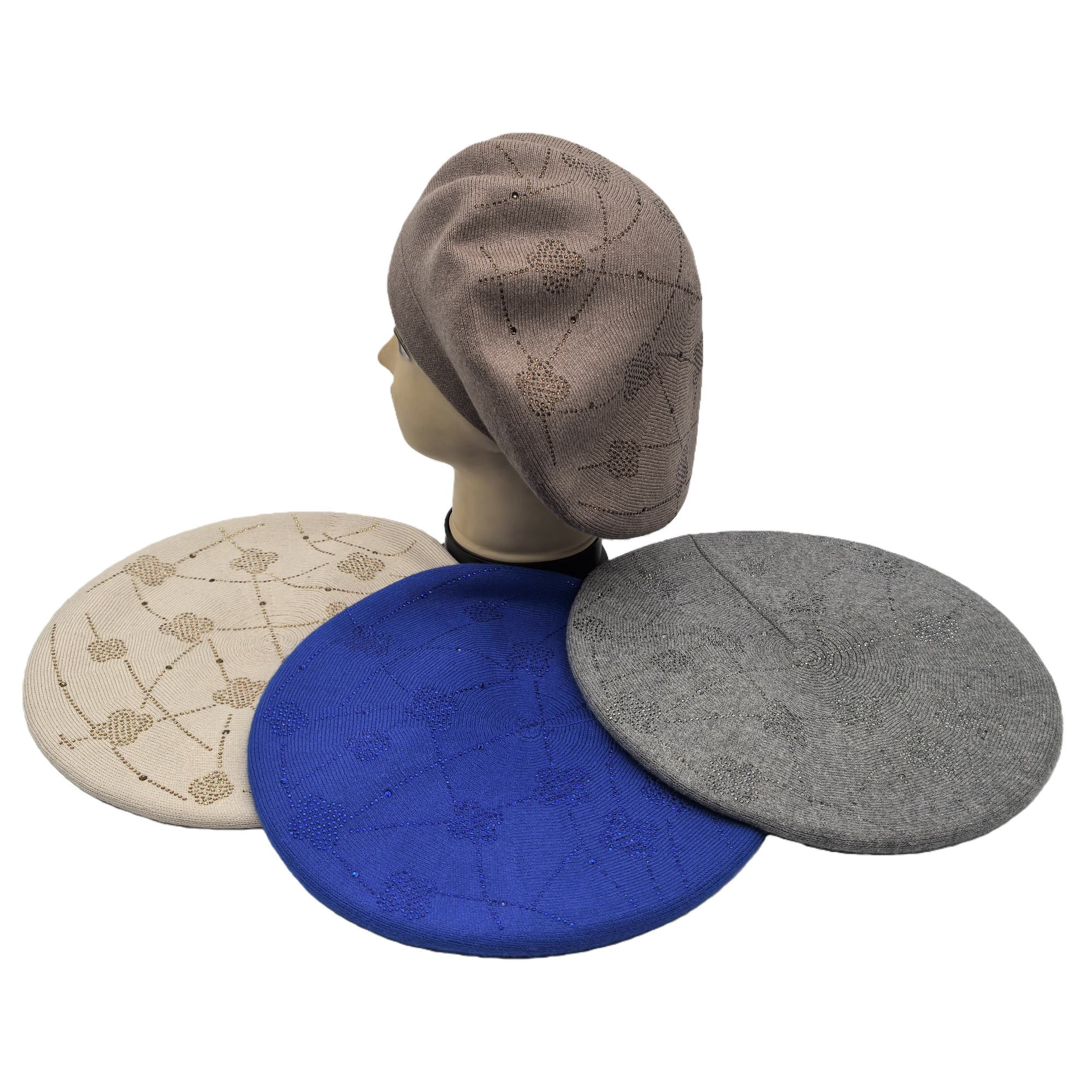 Moda sombreros de punto térmica versátil mujer hombre sombreros casual tendencia invierno sombreros accesorios otoño-invierno Item Picture