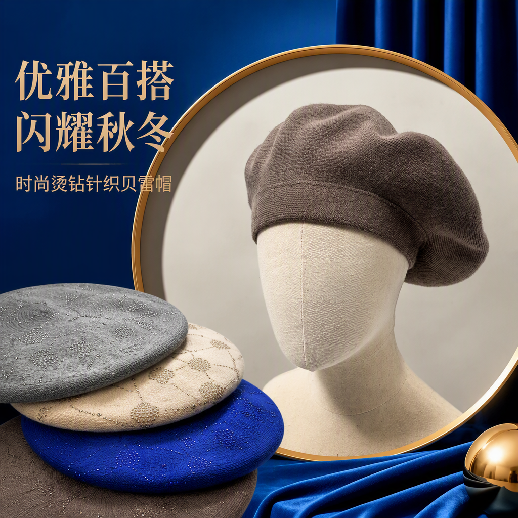 Moda sombrero de punto sombrero versátil cálido invierno casual hombre y mujer tendencia turbante otoño invierno nuevo sombrero estudiante details Picture