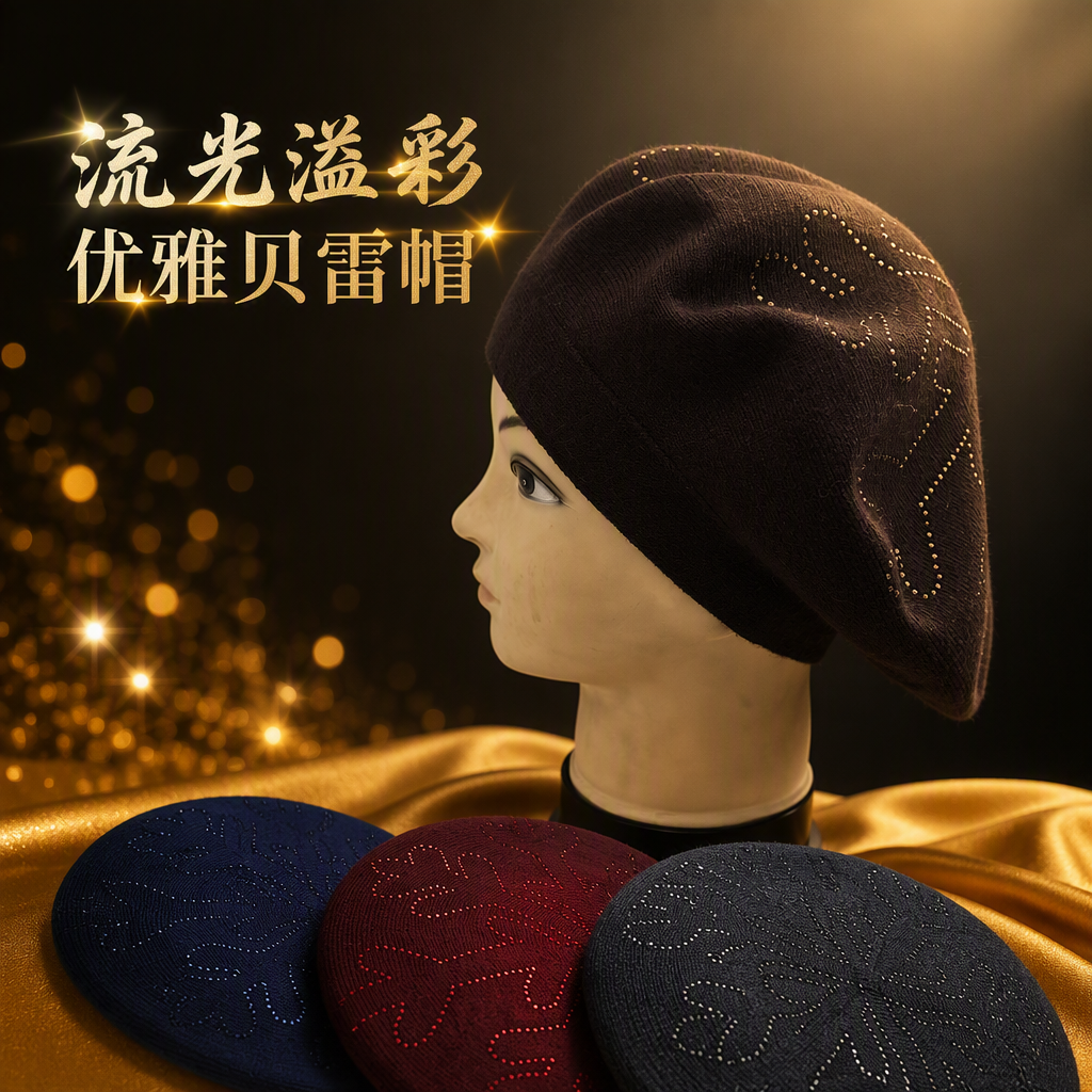 Fashionable knitted hats are warm and versatile. For both women and men, casual hats and headscarves are trendy and essential for winter Application Scenario