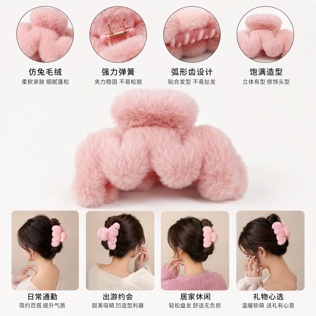 Fashionable and elegant hairpins, hair accessories, headwear, simple and versatile hairpins, clips, hair accessories, hairpin decorations, hair accessory accessories for women details Picture