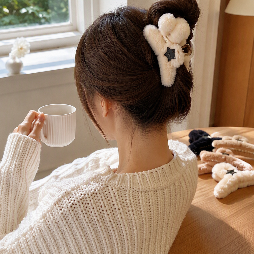 Fashionable hair clips, headwear, simple and versatile hair accessories, girls' hair accessories, hair clips, hair accessories, hair clips, decorative hair clip accessories, women's style Application Scenario