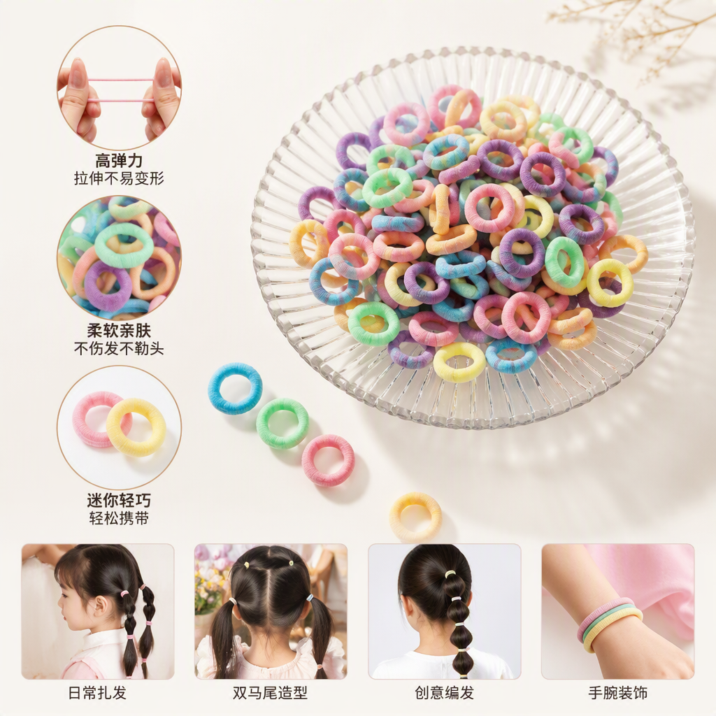 Fashionable hair bands and headwear, simple and versatile hair accessories, hair ornaments, hair accessories, girls' hair accessories, hair bands, hair ties, hair ties, women's styles Application Scenario