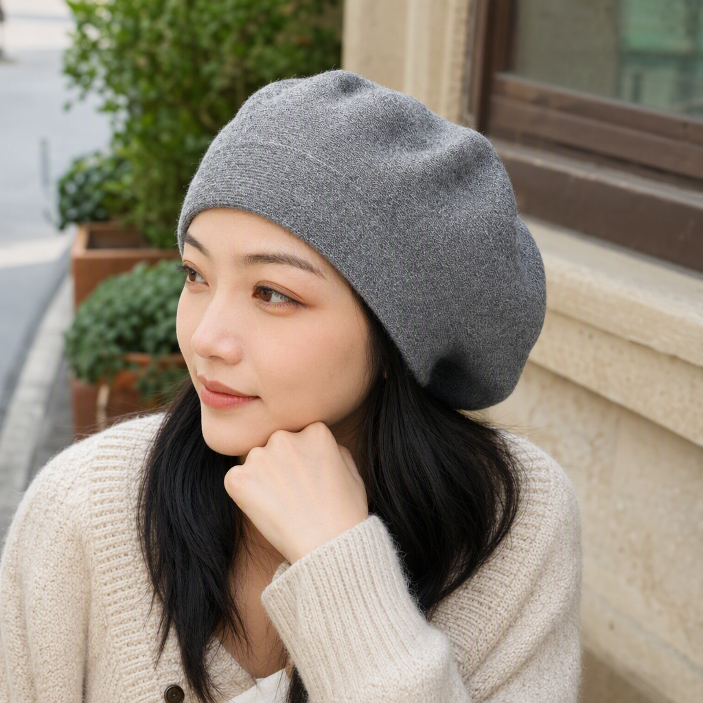 Gorro de punto cómodo invierno cálido unisex versátil tendencia turbantes casual al aire libre deportes accesorios Specification image