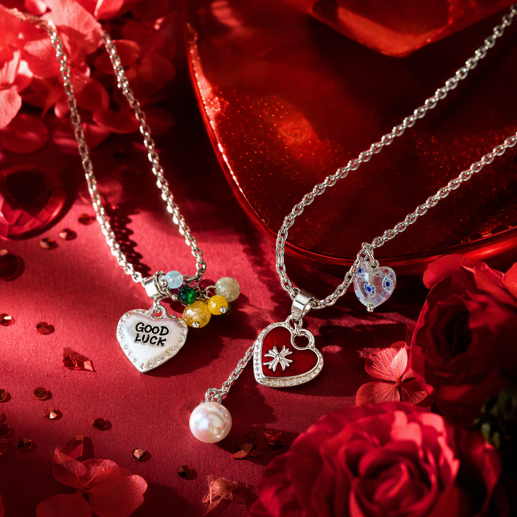 Moda plata cadena corazón colgante collar mujer simple y versátil tendencia accesorios con accesorios regalos Specification image