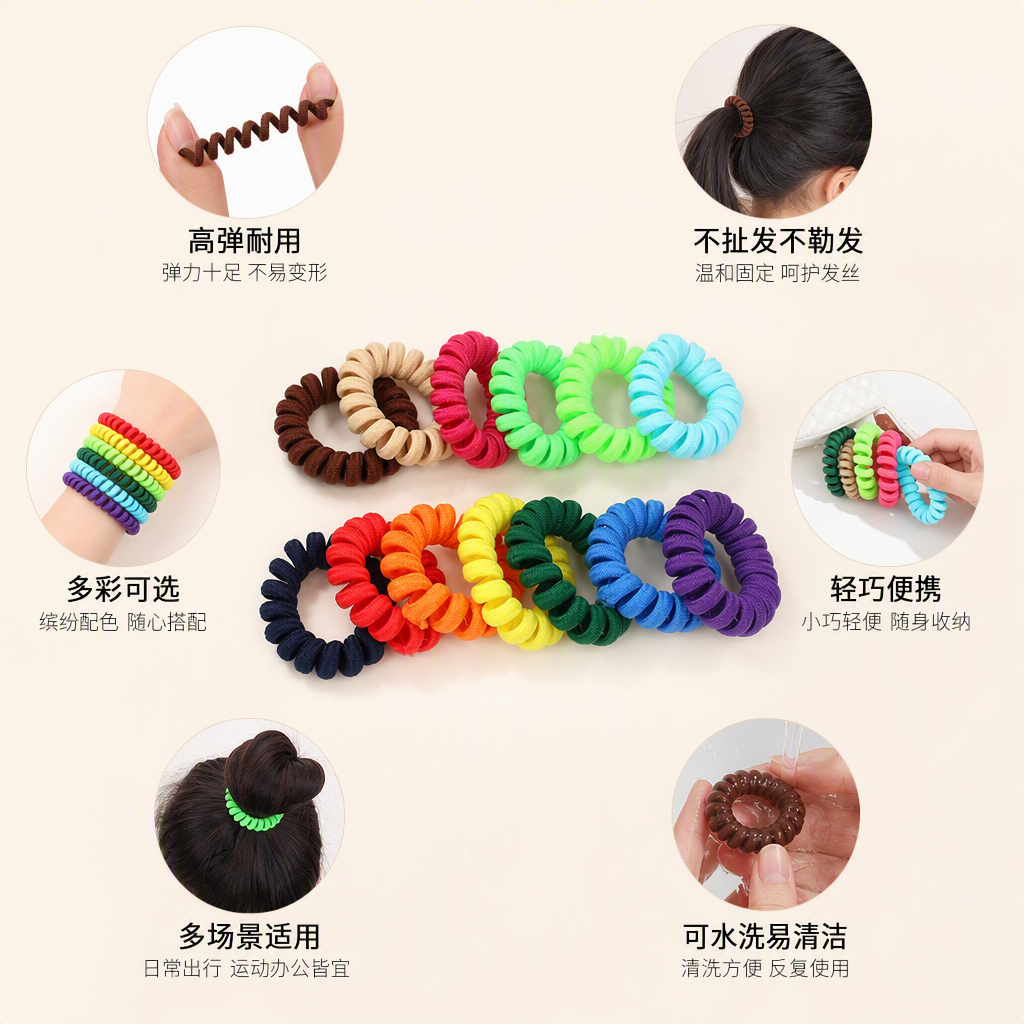 Fashionable and versatile hair bands, hair accessories, headwear, simple Korean-style student hair decoration, hair bands, hair clips, and trendy accessories Specification image