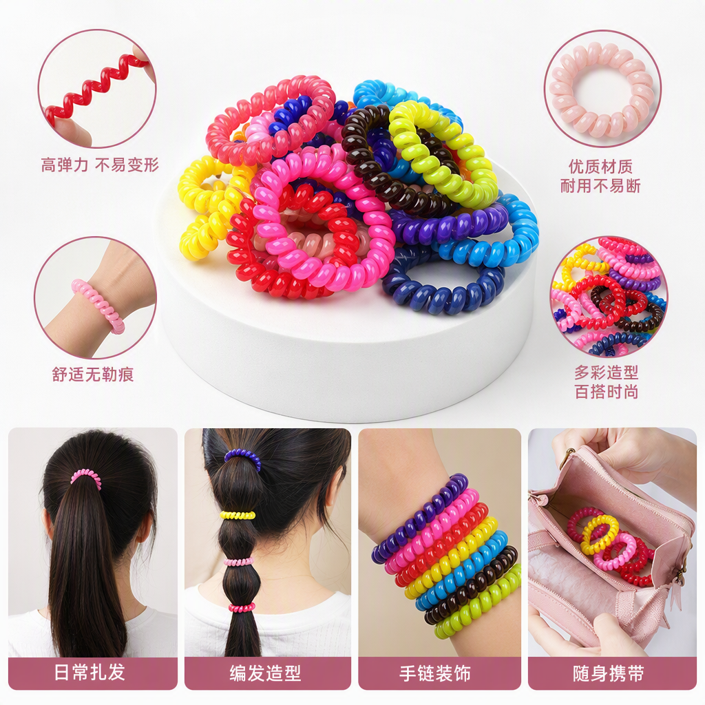 Fashionable hair bands, headwear, simple and versatile hair accessories, hair ropes, hair bands, hair clips, hair accessories and other women's styles in multiple colors to choose from