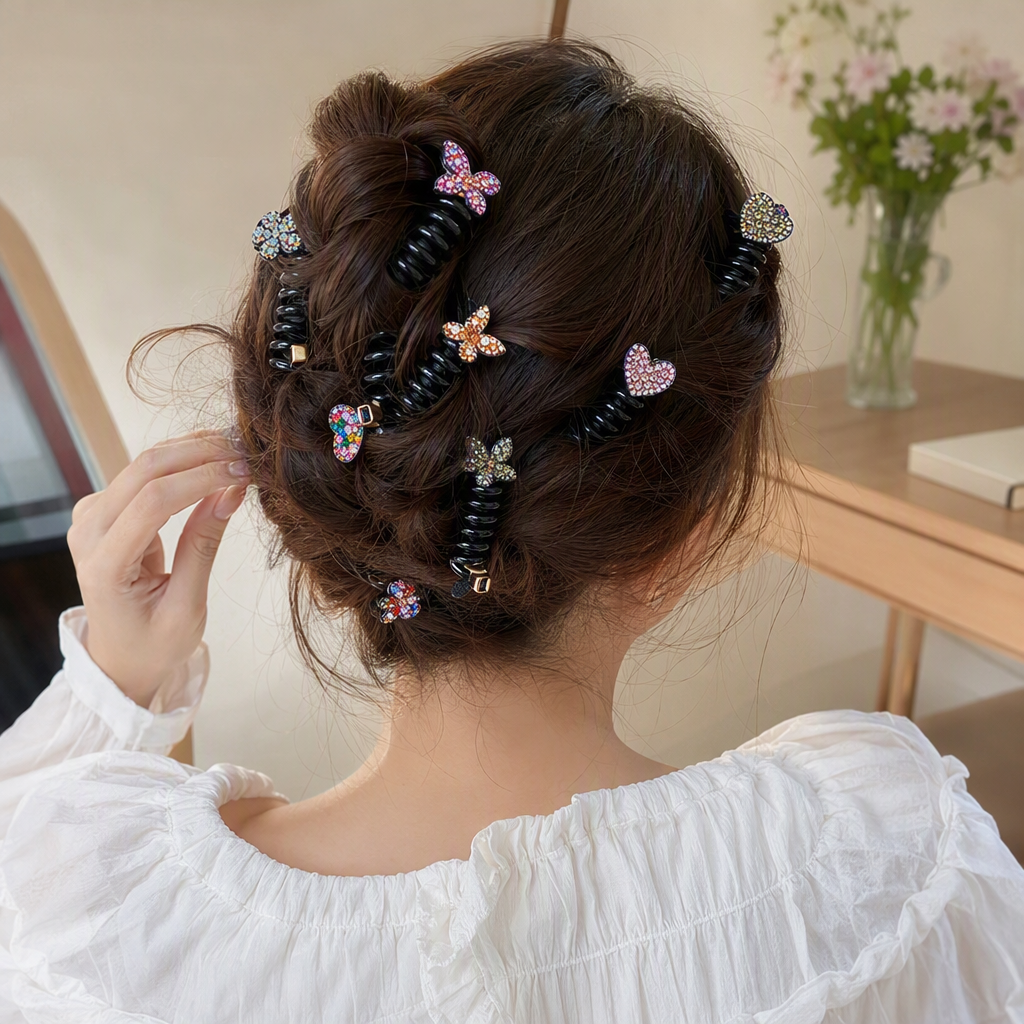 Fashionable and versatile hair bands, hair accessories, headwear, simple hair ties, ladies and students, hair clips, hair bands, hair ties, hair accessories for matching and dressing Application Scenario