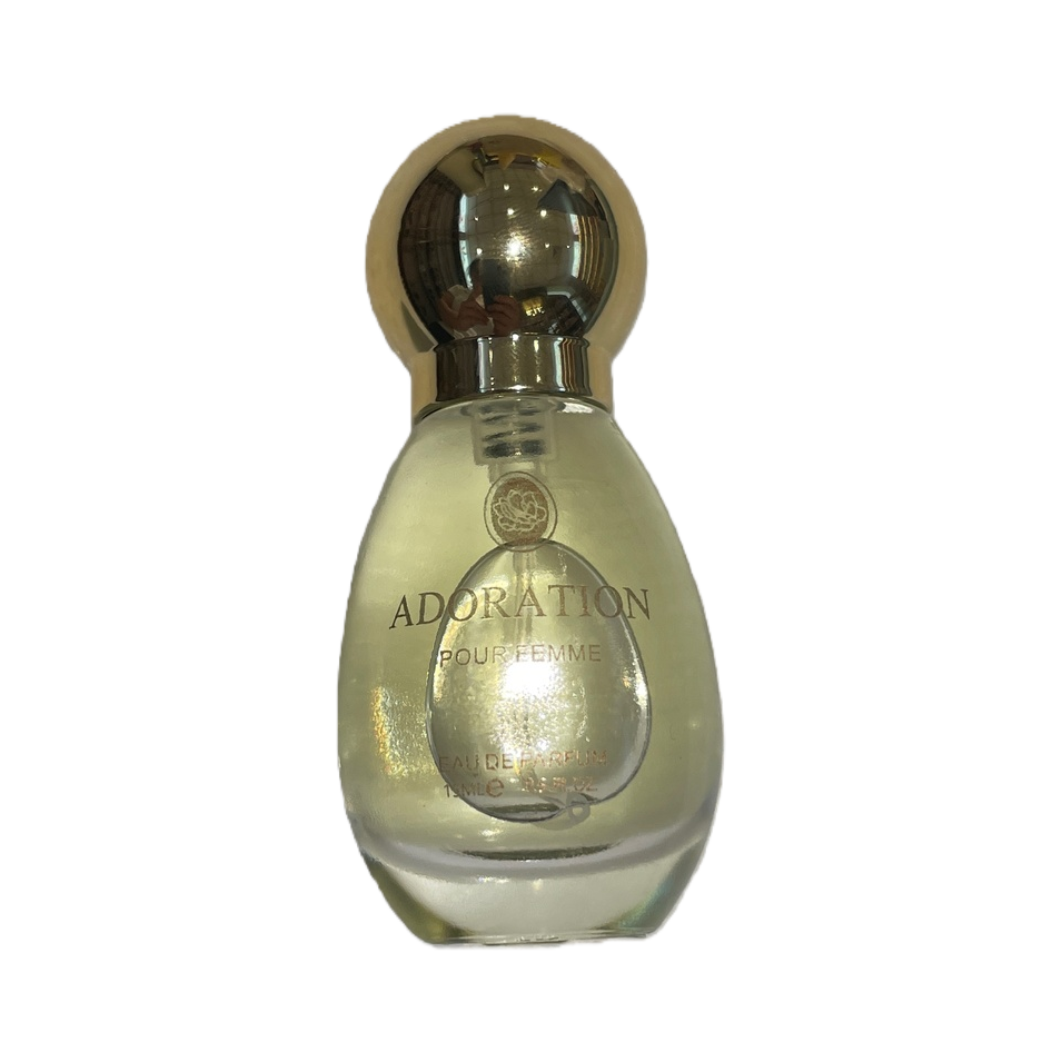 The golden spherical cap transparent glass perfume bottle is elegant, fashionable and leaves a lasting fragrance. It features a fragrant packaging design Item Picture