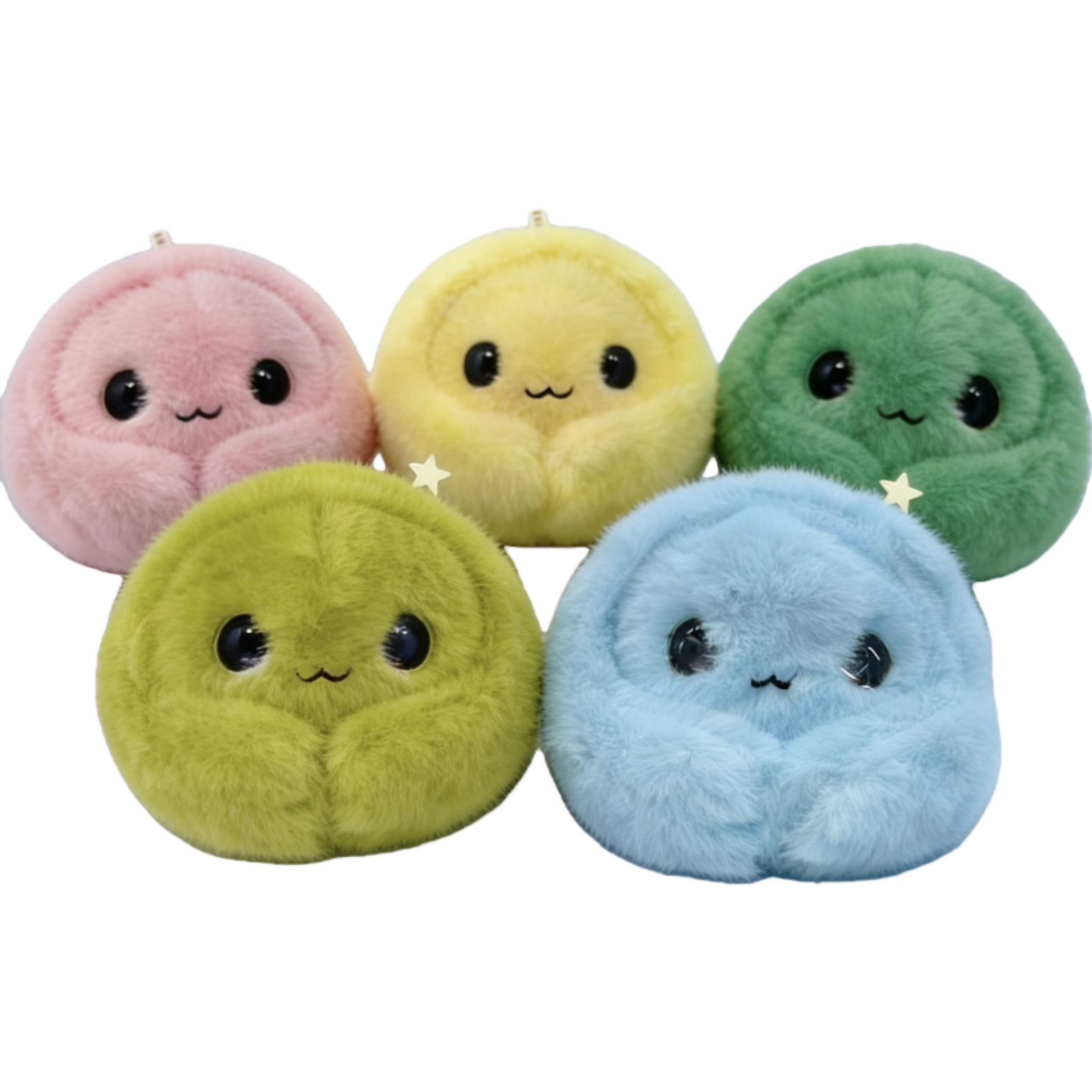 AI inteligente acompañante juguete colorido pompón muñeca hecho a mano tela adorable niño cojín regalo de vacaciones Item Picture
