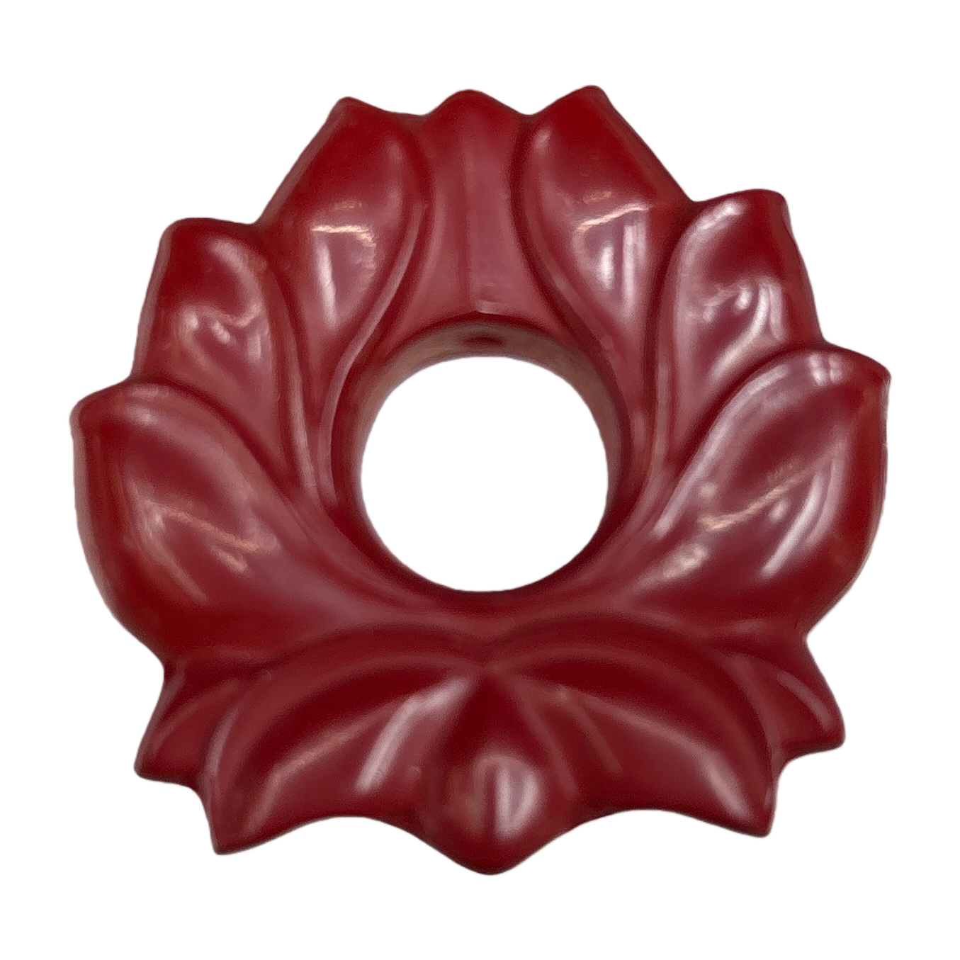 High-content cinnabar pendants, red lotus-shaped sculpture handicrafts, decorative ornaments, home living room creative gifts and collectibles Item Picture