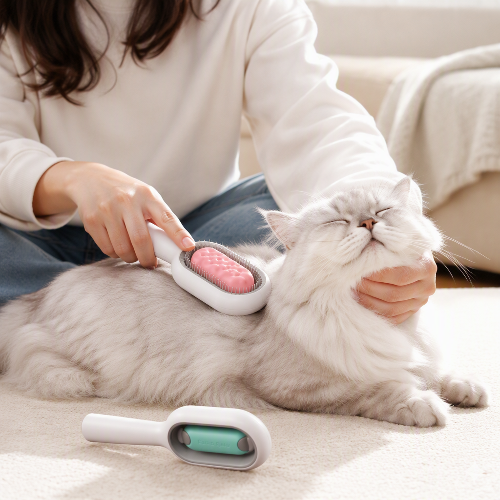 Cat grooming combs, pet cleaning tools, cat bathing combs, pet grooming and care products, pet cleaning products