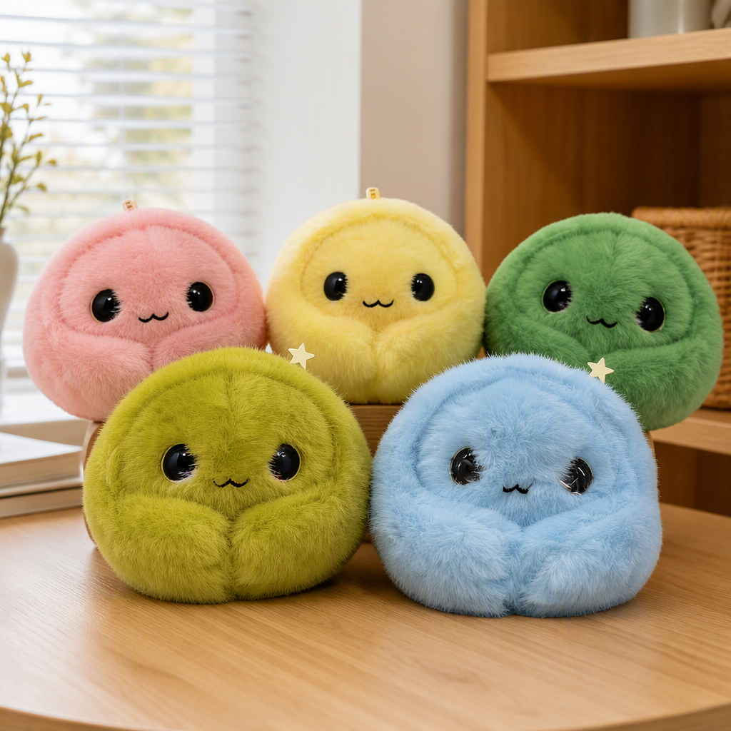 AI inteligente acompañante juguete colorido pompón muñeca hecho a mano tela adorable niño cojín regalo de vacaciones details Picture