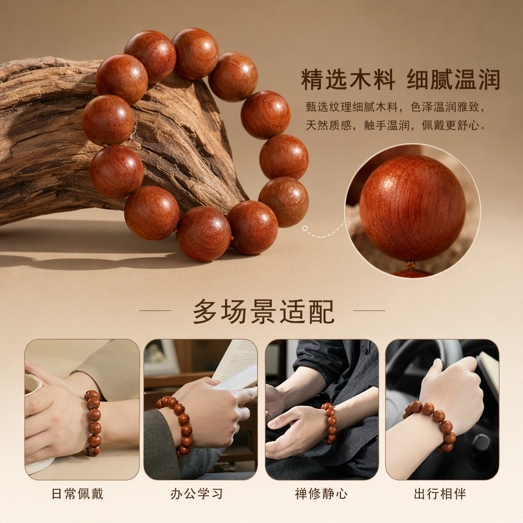 时尚手链手串女韩版简约复古百搭手饰手工编织多彩手链情侣款潮流搭配