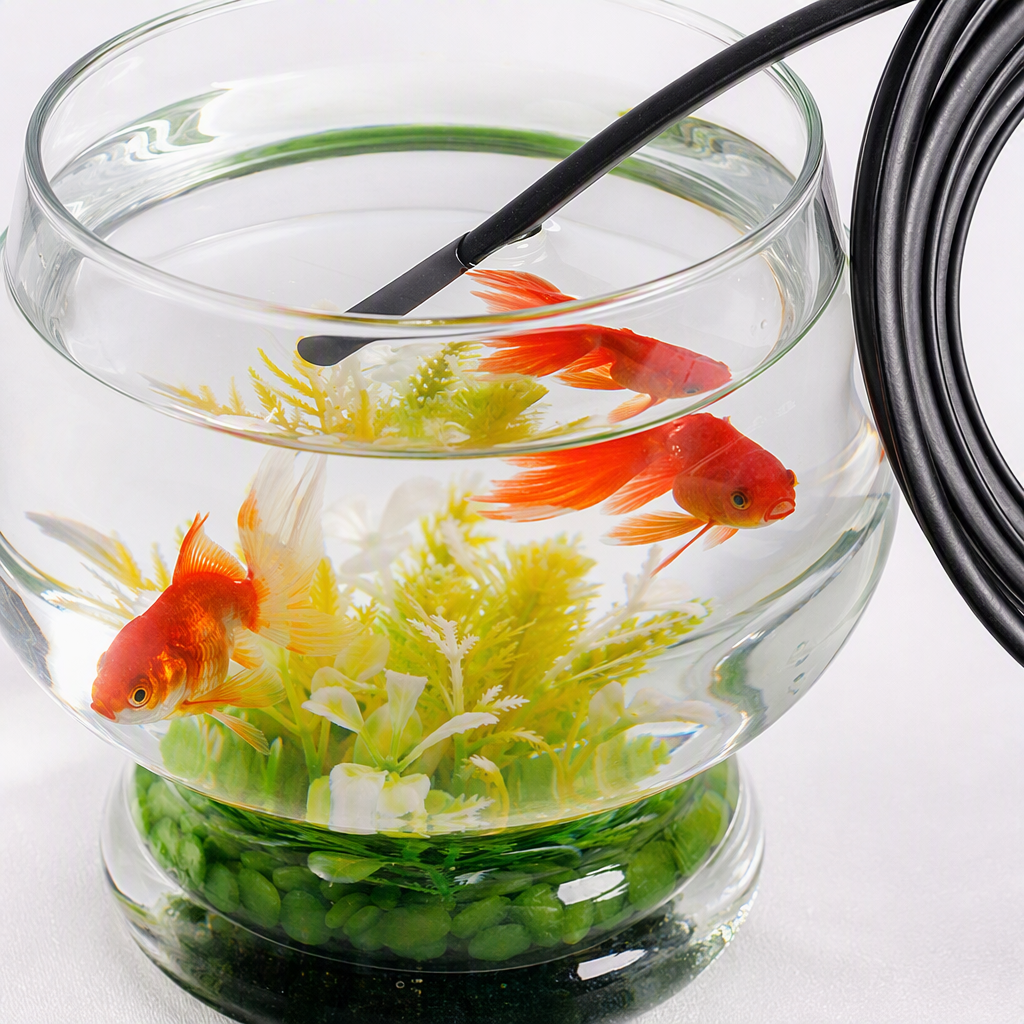 Colorful glass aquarium, creative household fish tank, ecological landscape fish keeping container, decorative aquarium products Item Picture