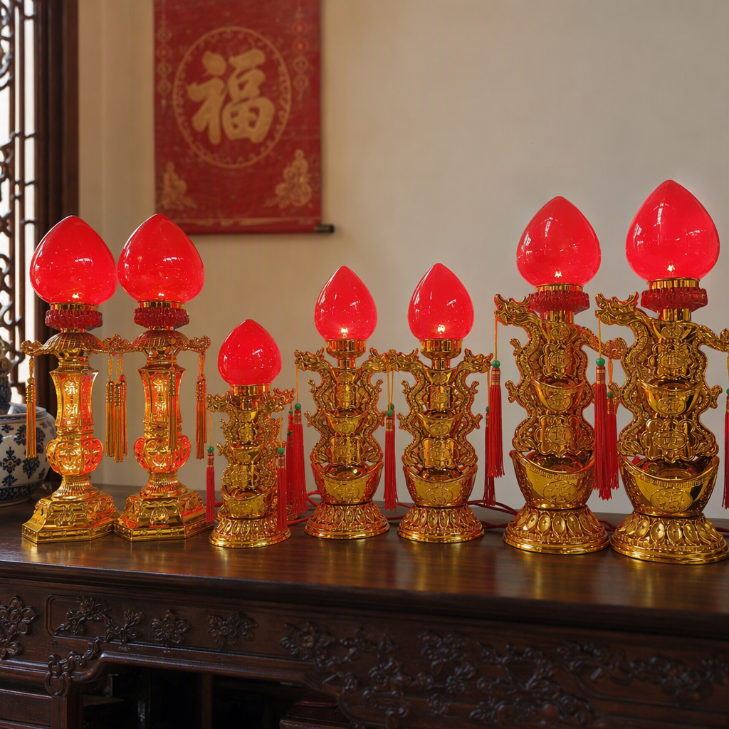 Festive red lantern decorative items, Chinese-style festival home decorations, Spring Festival decorations and gifts details Picture