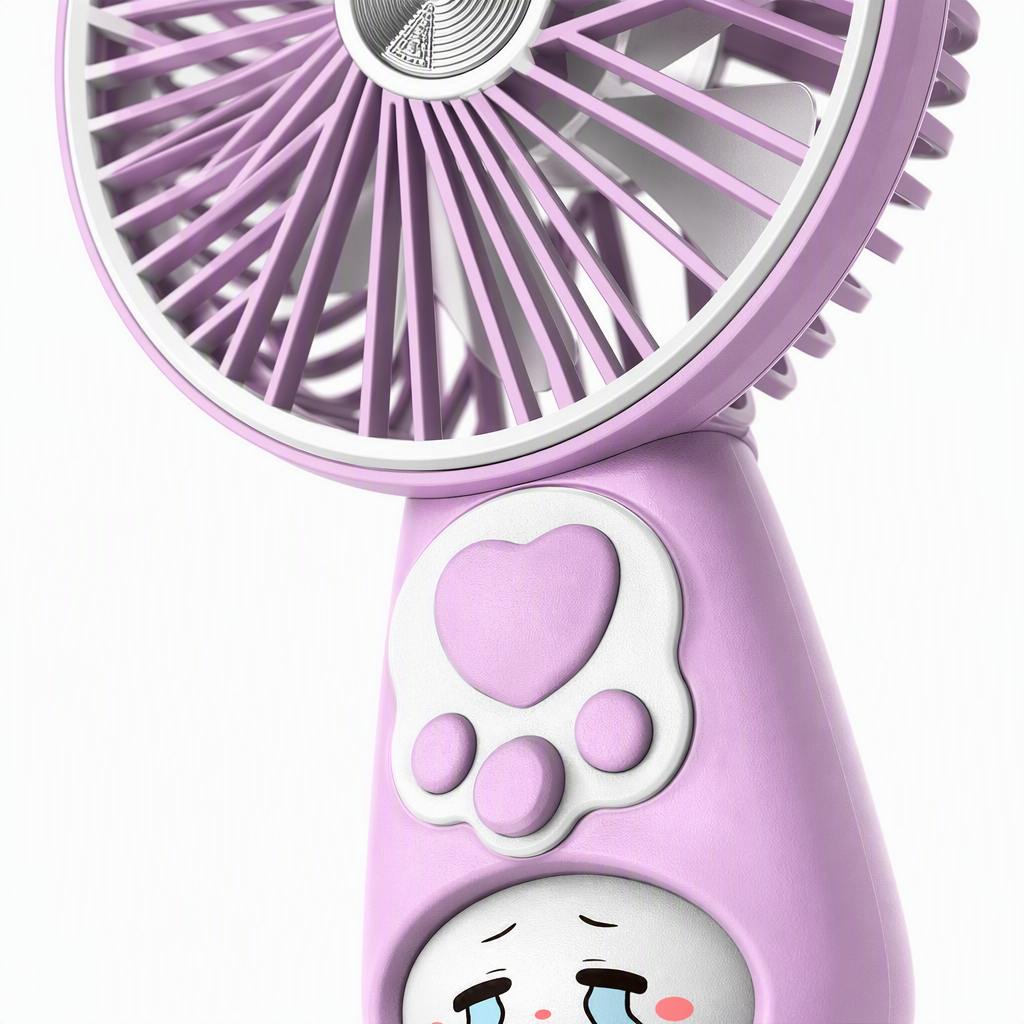 Portable mini handheld fan, quiet in summer, small and portable, battery-powered, essential for outdoor travel Application Scenario